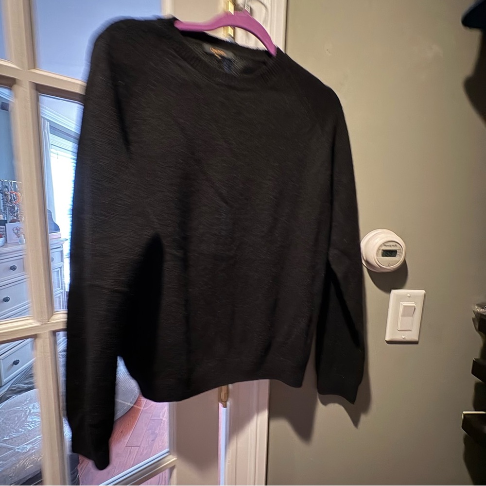 100% Yak Quince Classic Black Women's Sweater